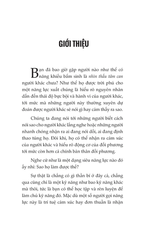 đọc vị con người như đọc một cuốn sách