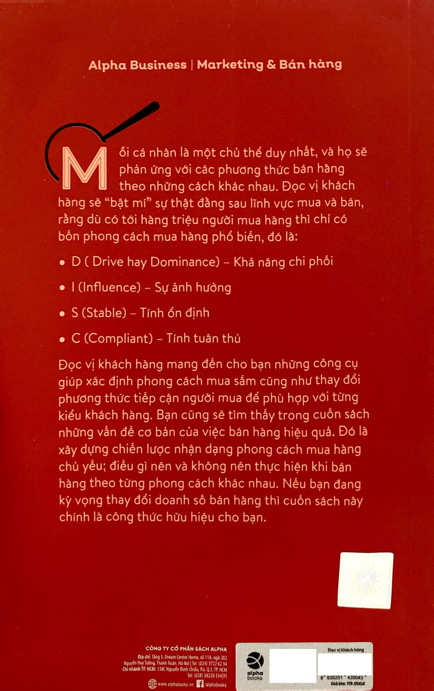 đọc vị khách hàng (tái bản 2023)