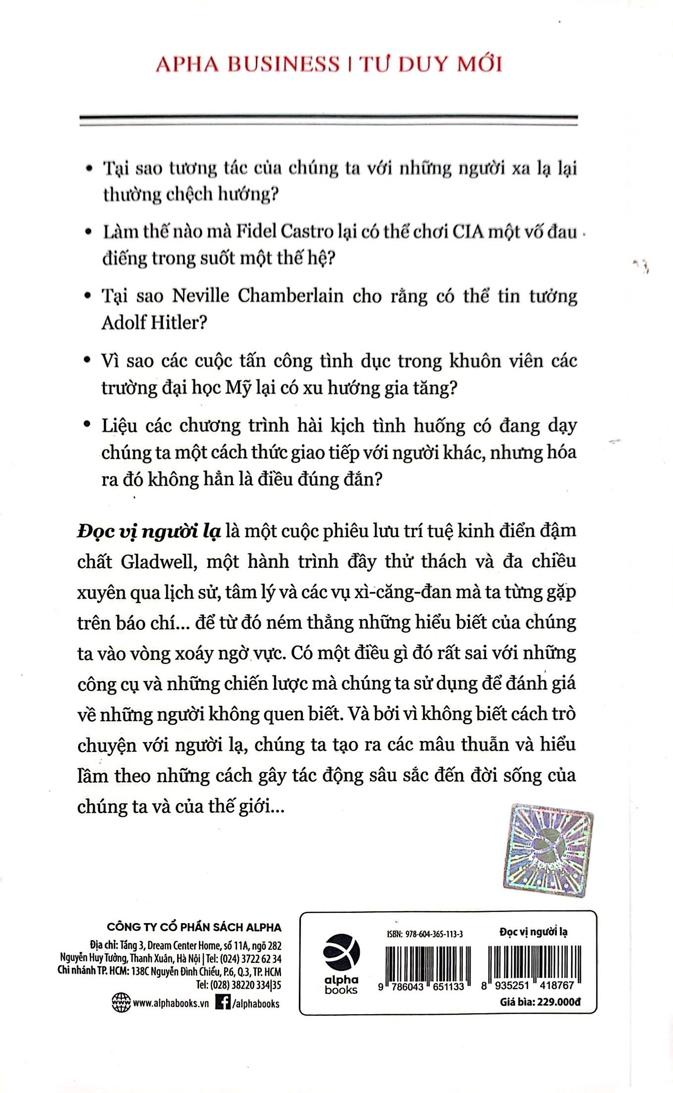 đọc vị người lạ (tái bản 2022)