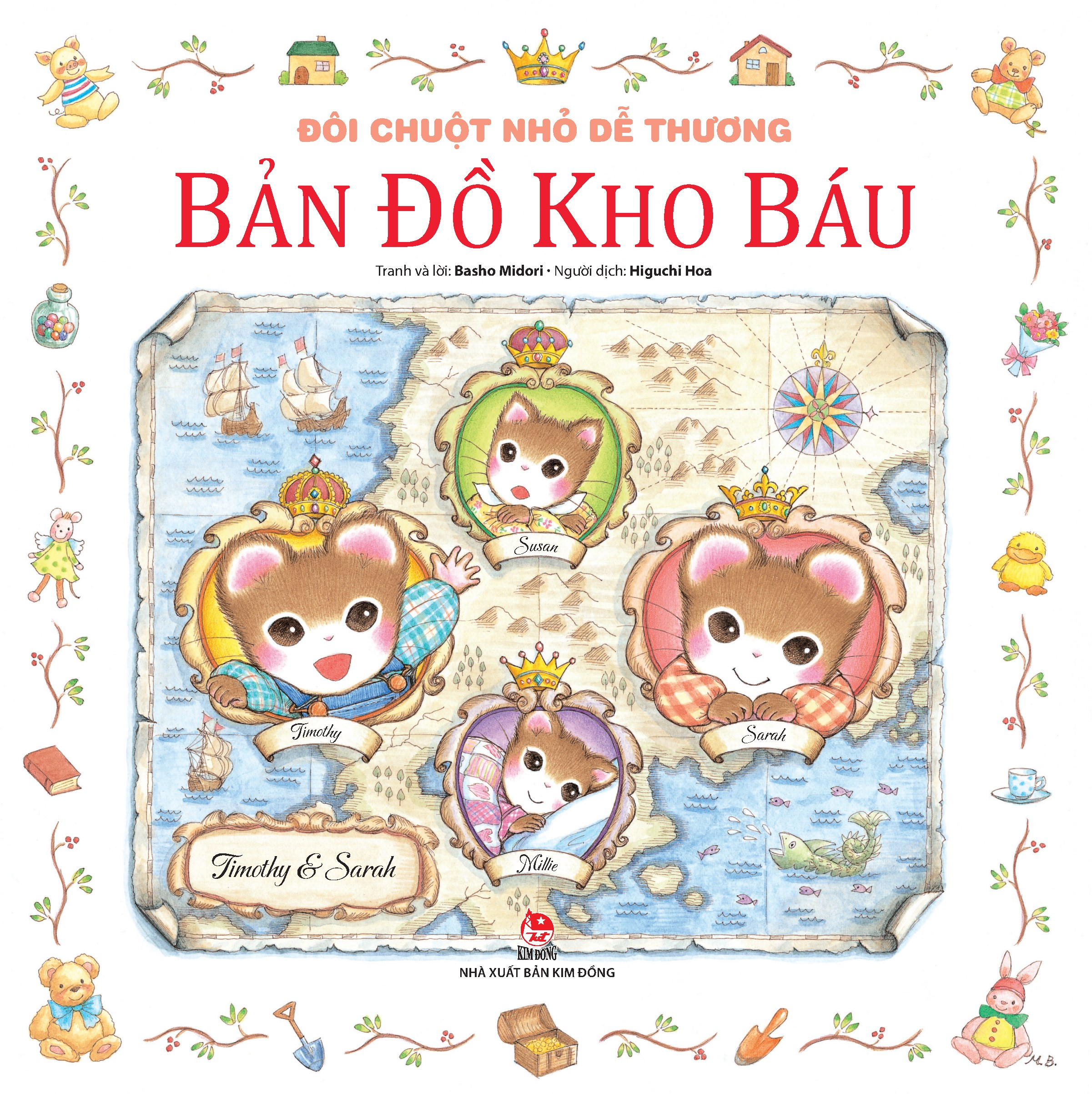 đôi chuột nhỏ dễ thương - bản đồ kho báu (tái bản 2024)
