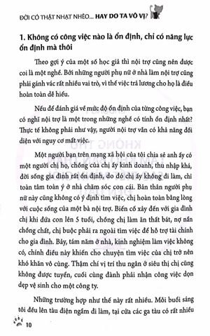 đời có thật nhạt nhẽo hay do ta vô vị