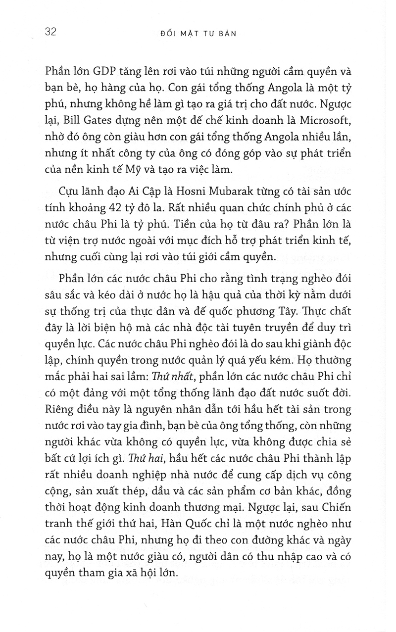 đối mặt tư bản