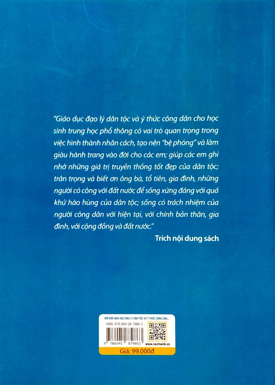 đổi mới giáo dục đạo lý dân tộc và ý thức công dân cho học sinh trung học phổ thông thành phố hồ chí minh qua dạy học các môn xã hội - nhân văn