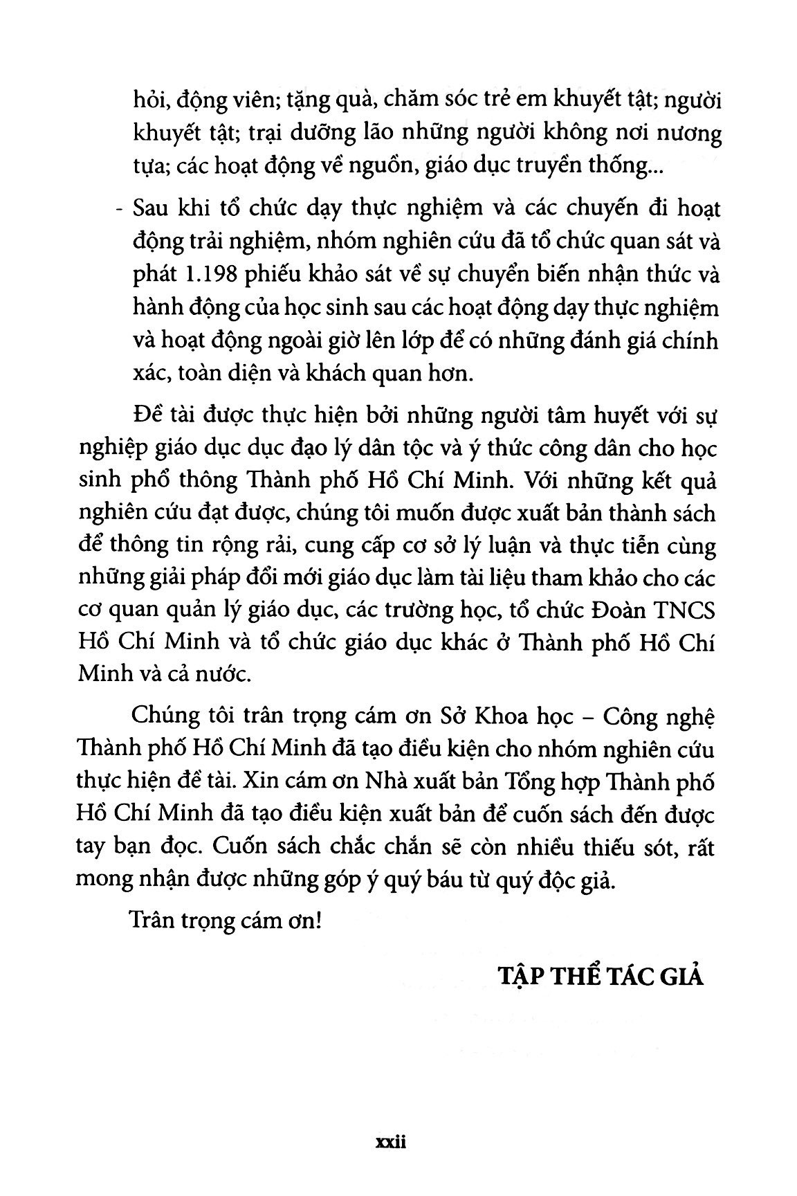 đổi mới giáo dục đạo lý dân tộc và ý thức công dân cho học sinh trung học phổ thông thành phố hồ chí minh qua dạy học các môn xã hội - nhân văn