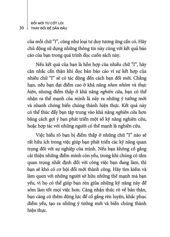 đổi mới từ cốt lõi, thay đổi để dẫn đầu