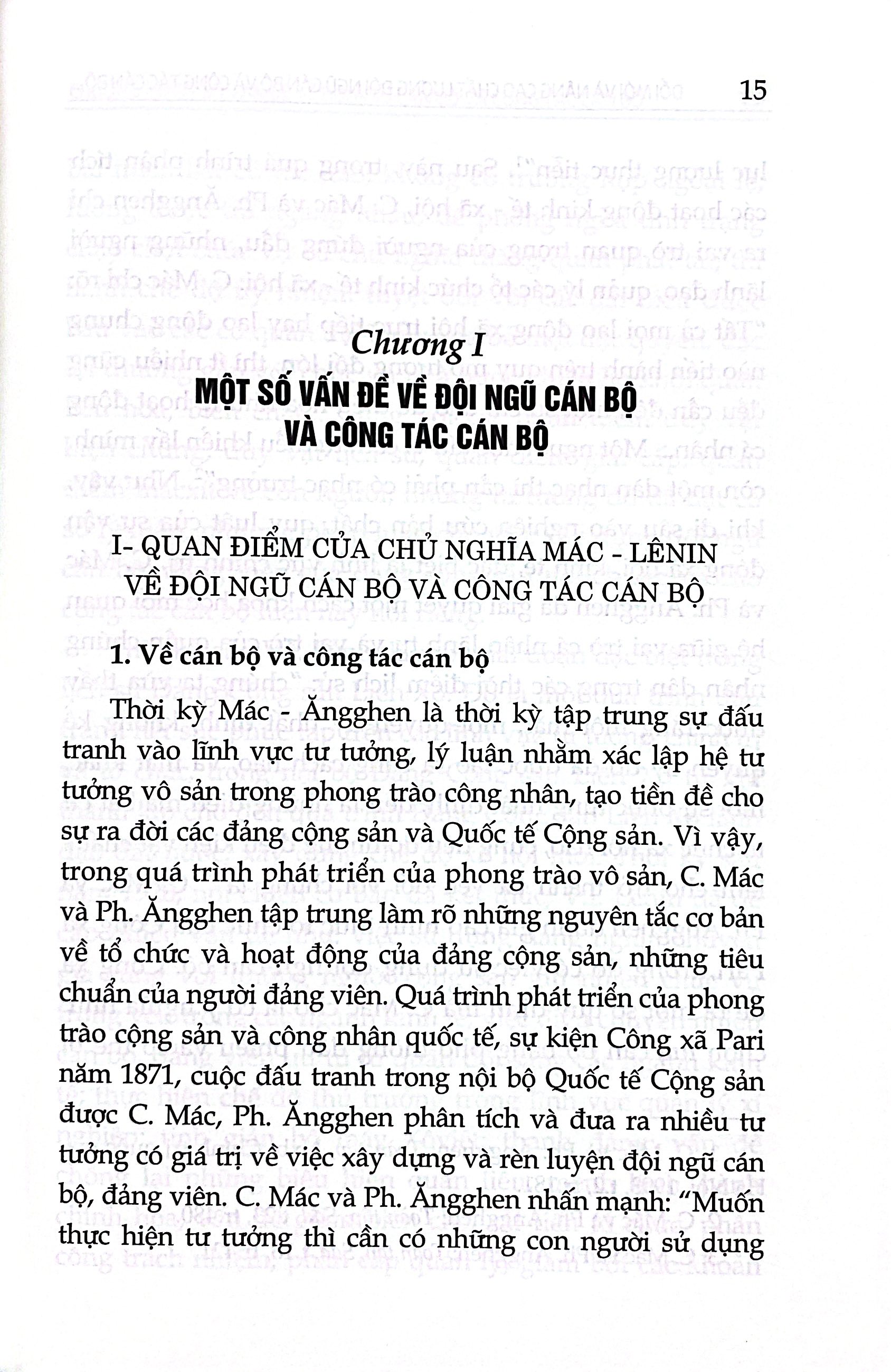 Đổi Mới Và Nâng Cao Chất Lượng Đội Ngũ Cán Bộ Và Công Tác Cán Bộ Trong Giai Đoạn Mới