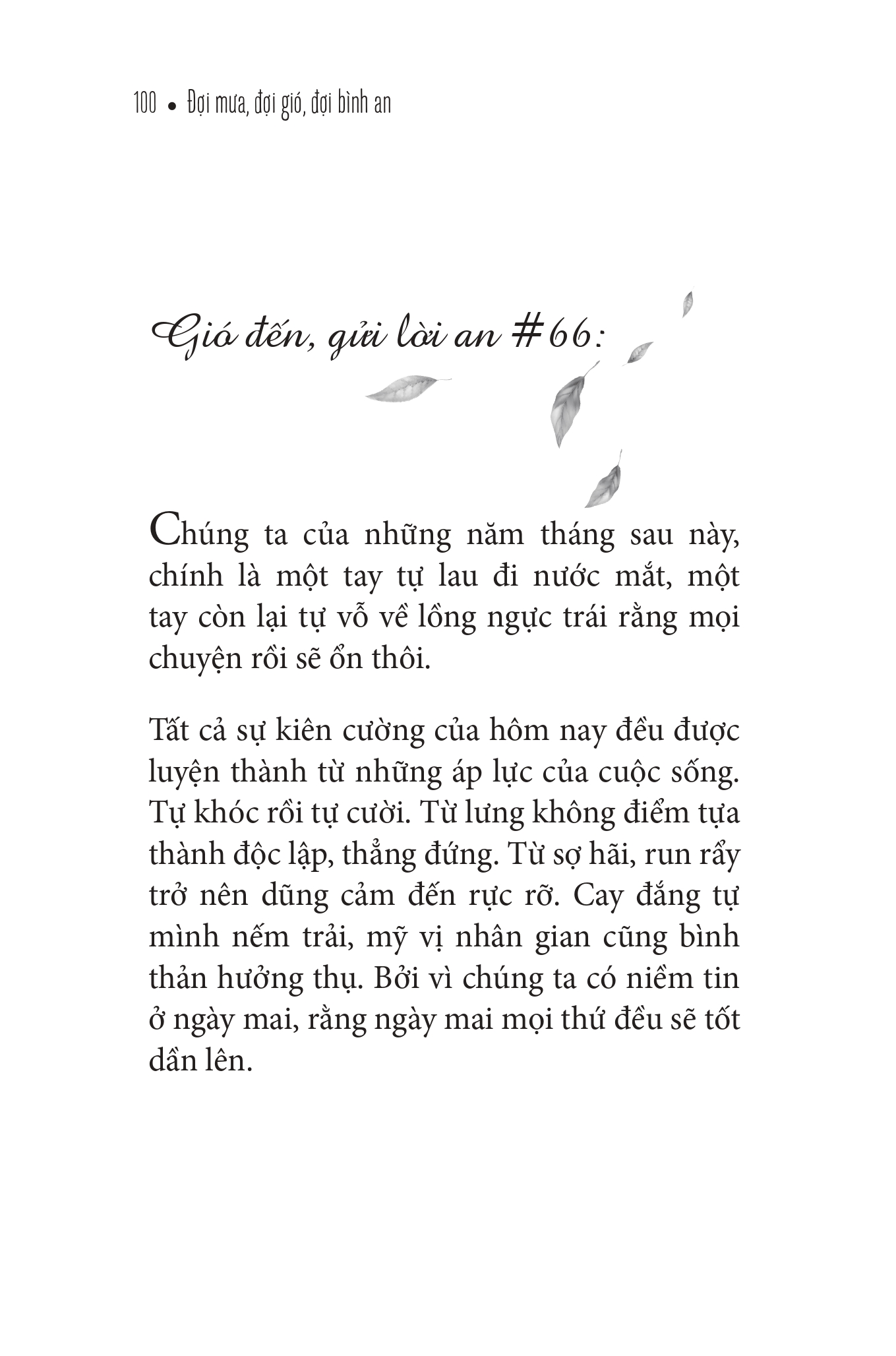 đợi mưa - đợi gió - đợi bình an