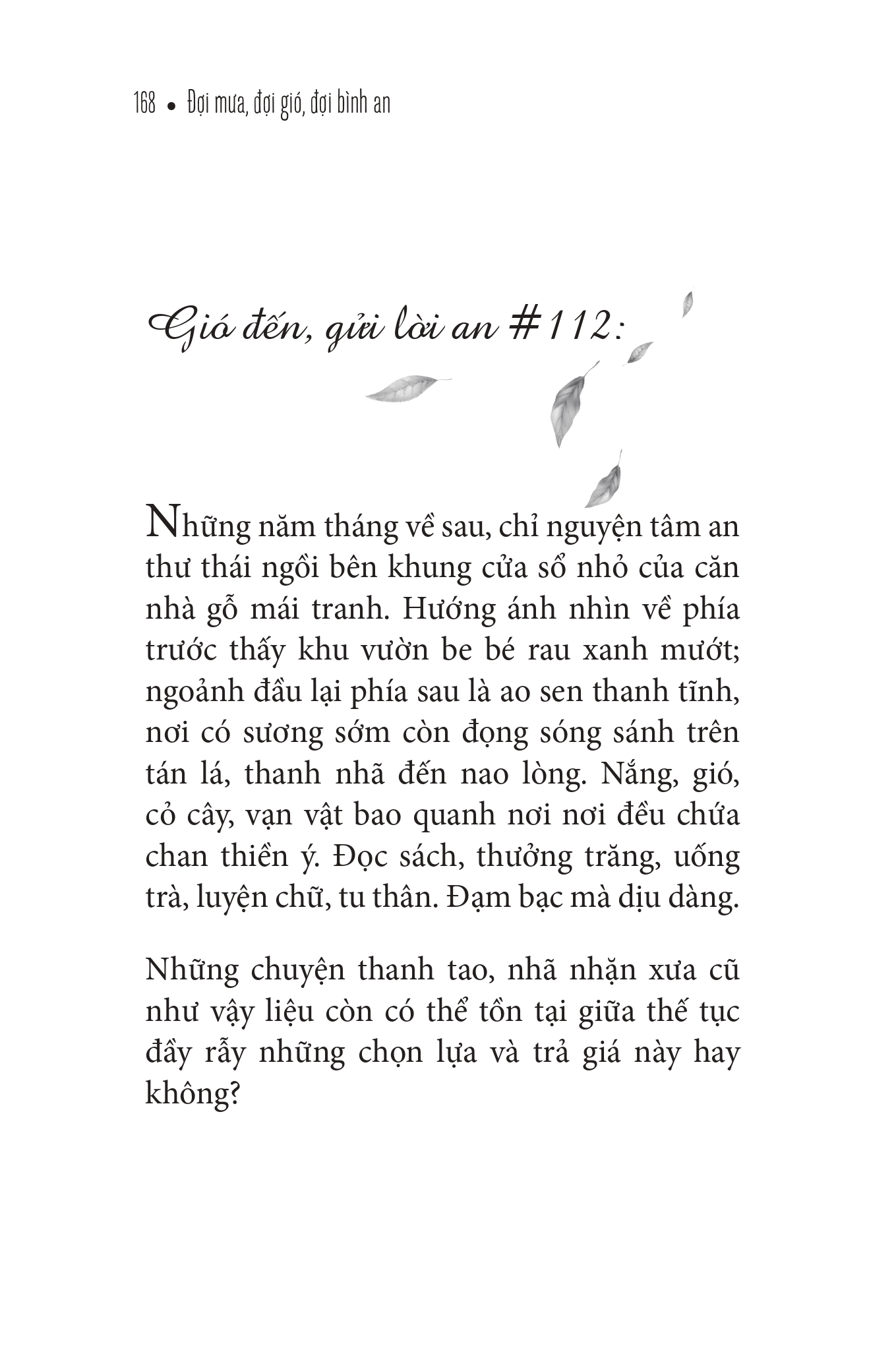 đợi mưa - đợi gió - đợi bình an