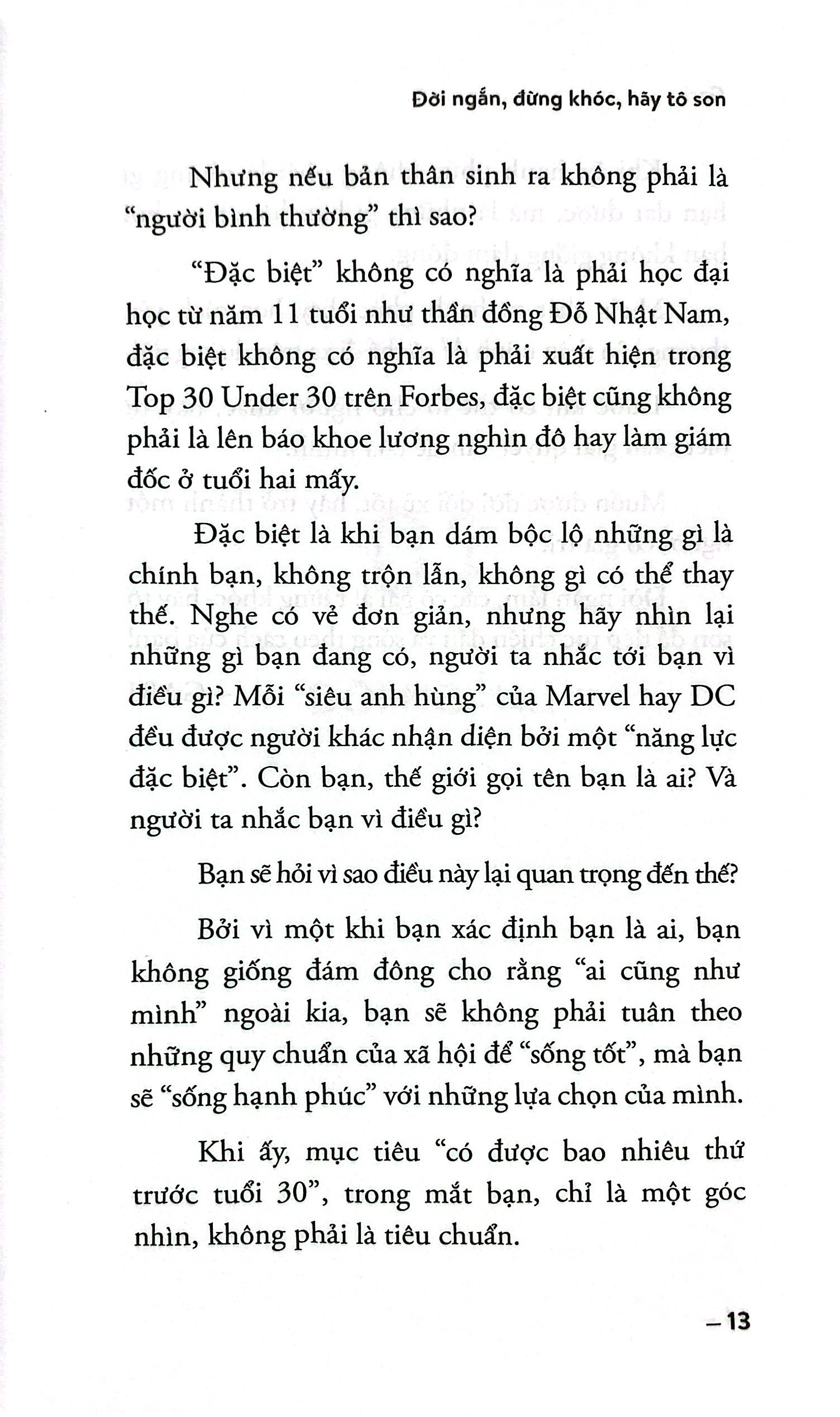 đời ngắn đừng khóc hãy tô son (tái bản 2023)