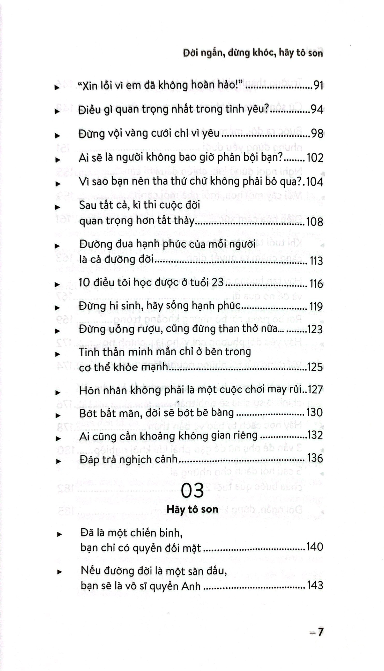 đời ngắn đừng khóc hãy tô son (tái bản 2023)