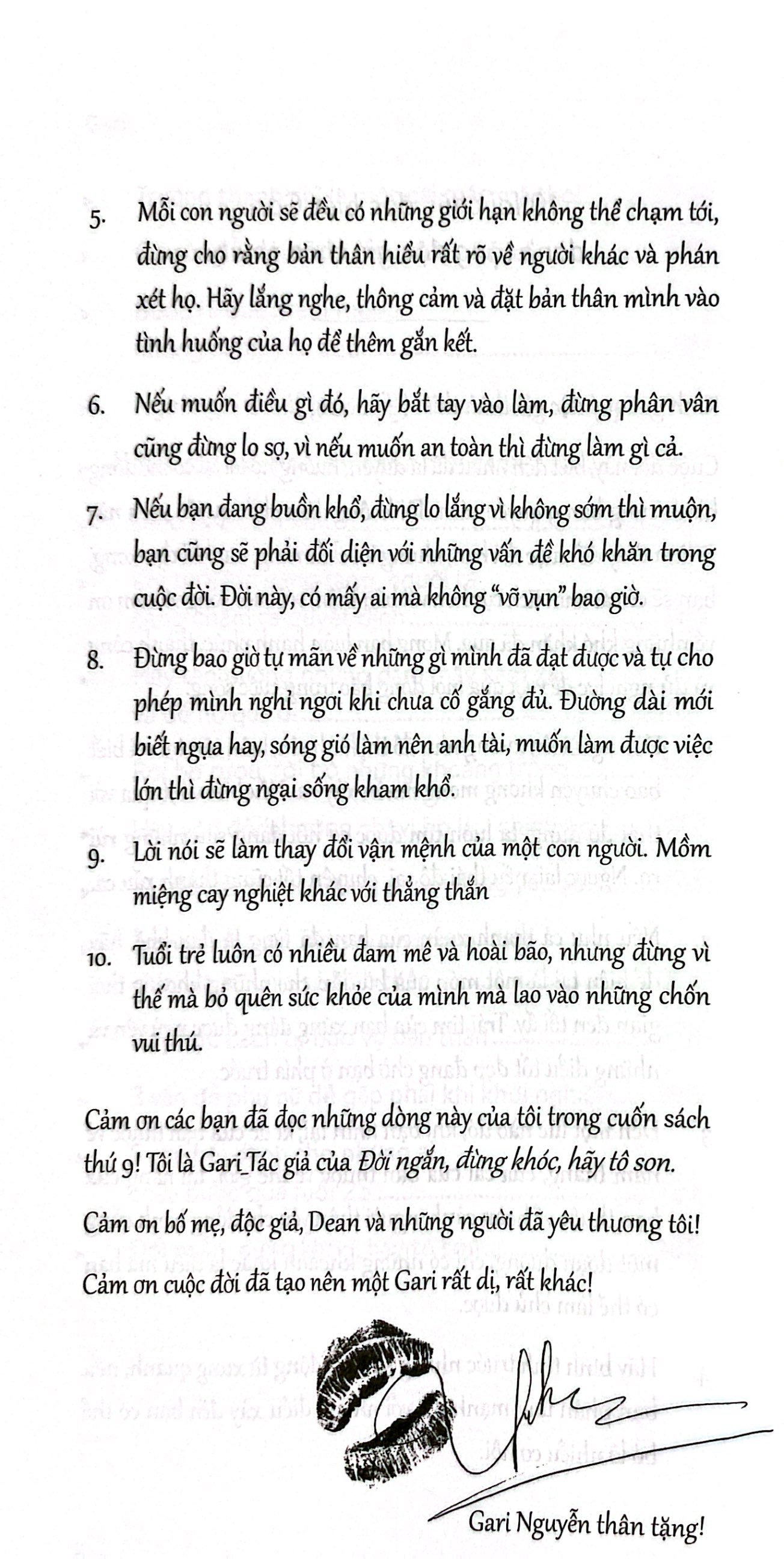 đời ngắn đừng khóc hãy tô son (tái bản 2023)