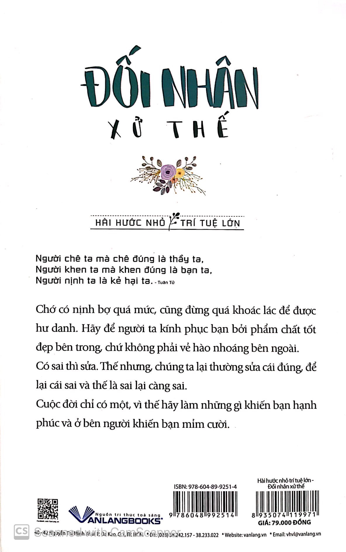 đối nhân xử thế (tái bản 2019)