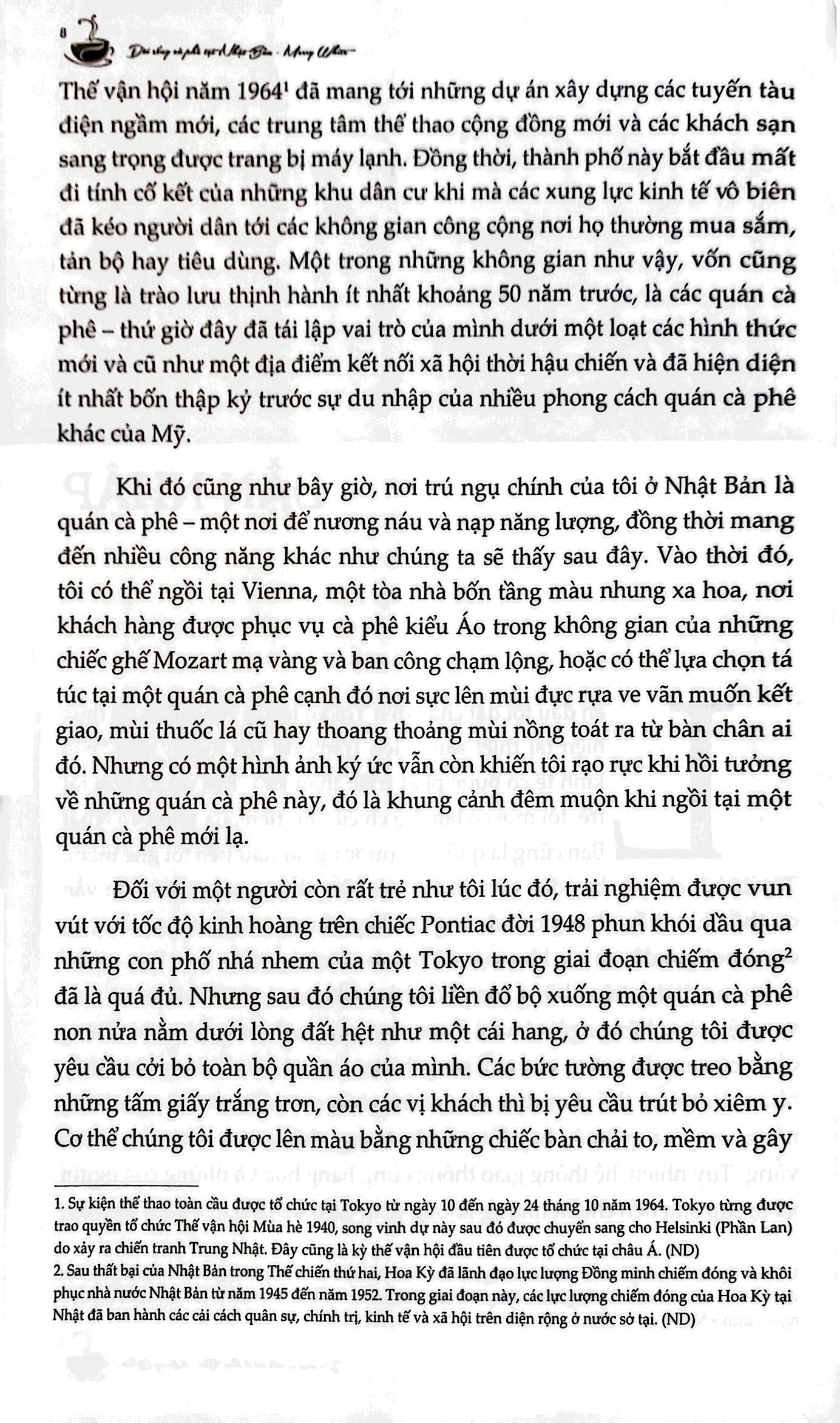 đời sống cà phê tại nhật bản - từ chủ nghĩa hoàn hảo đến bản sắc văn hóa và chuyển đổi xã hội