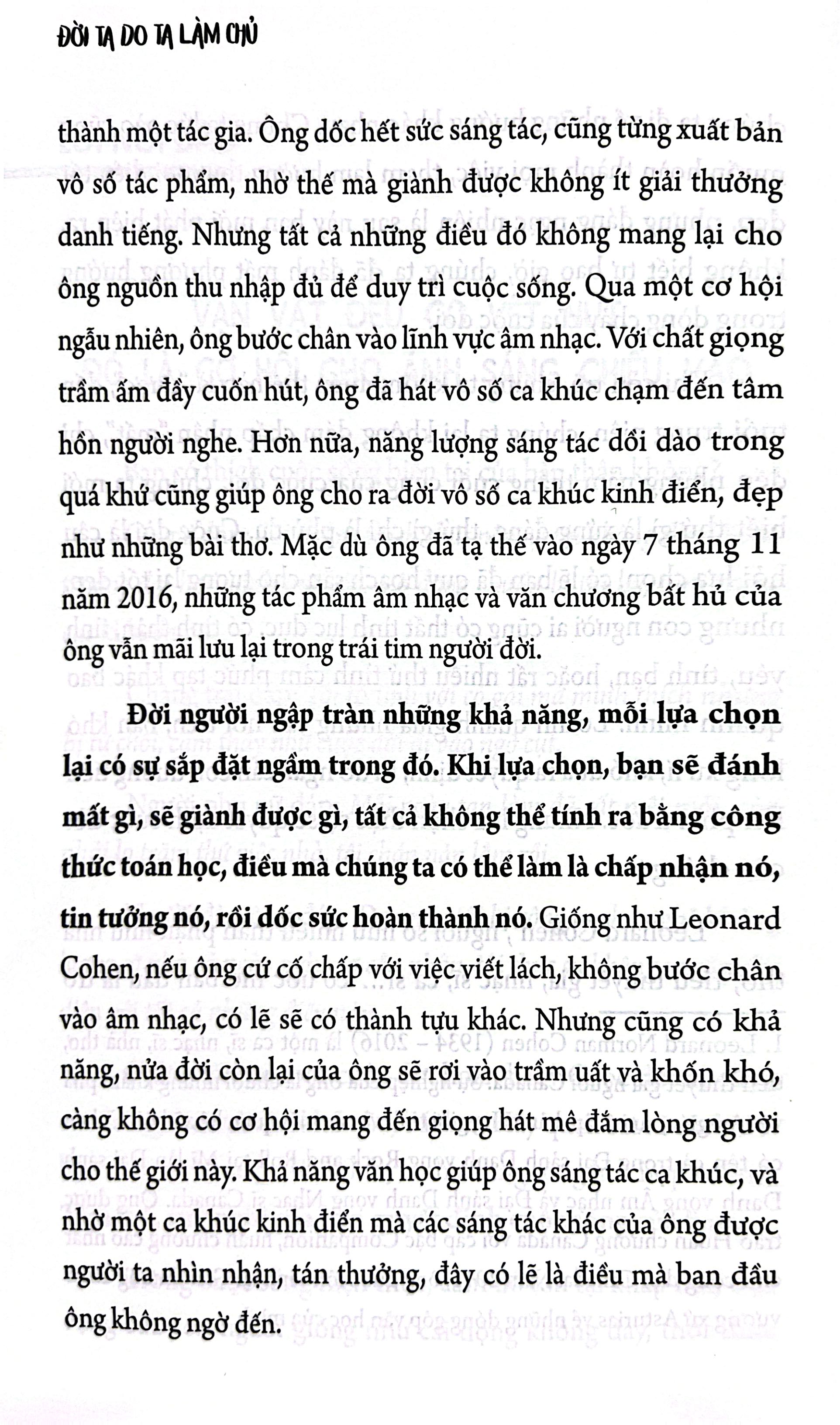 Đời Ta Do Ta Làm Chủ