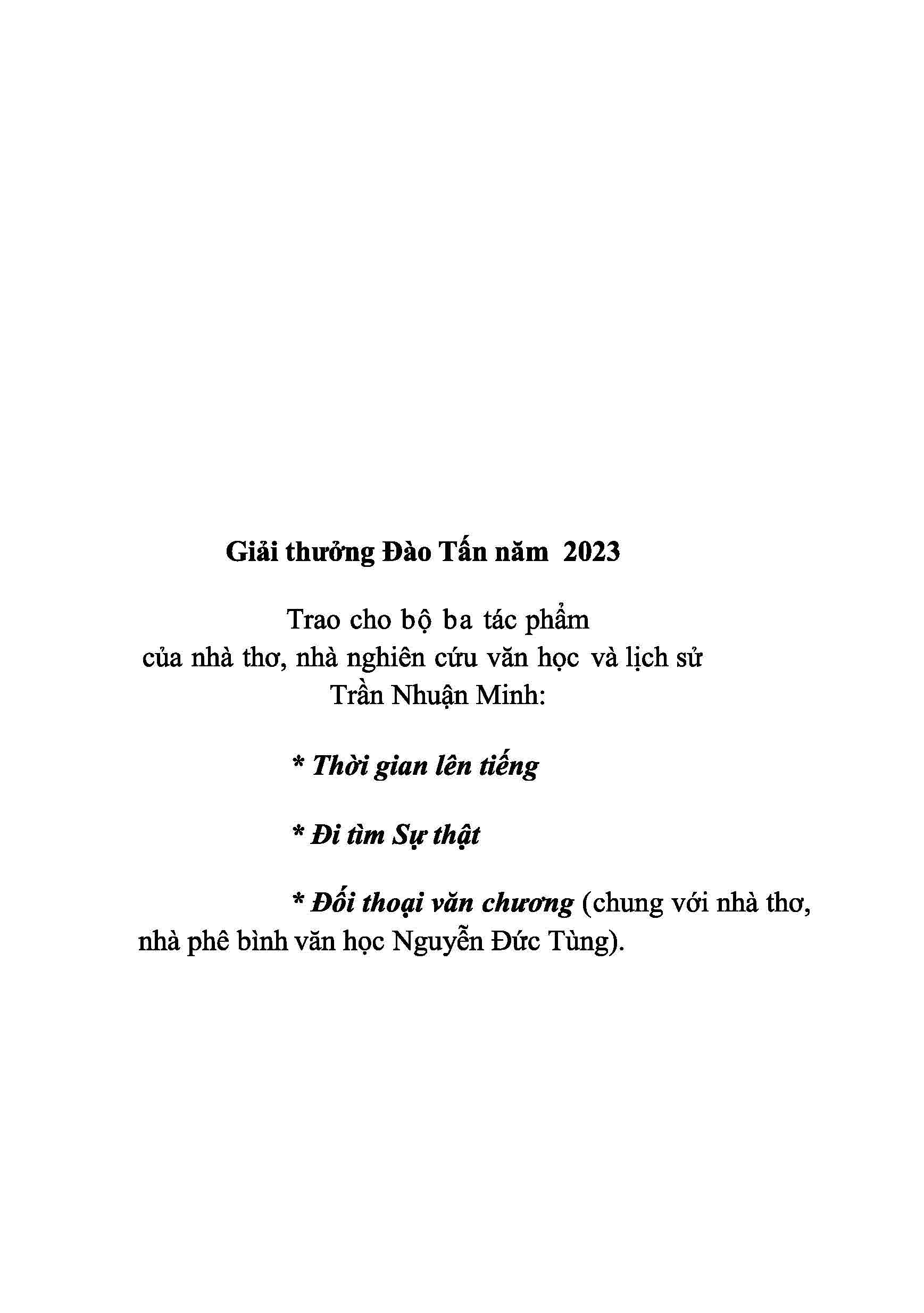 đối thoại văn chương