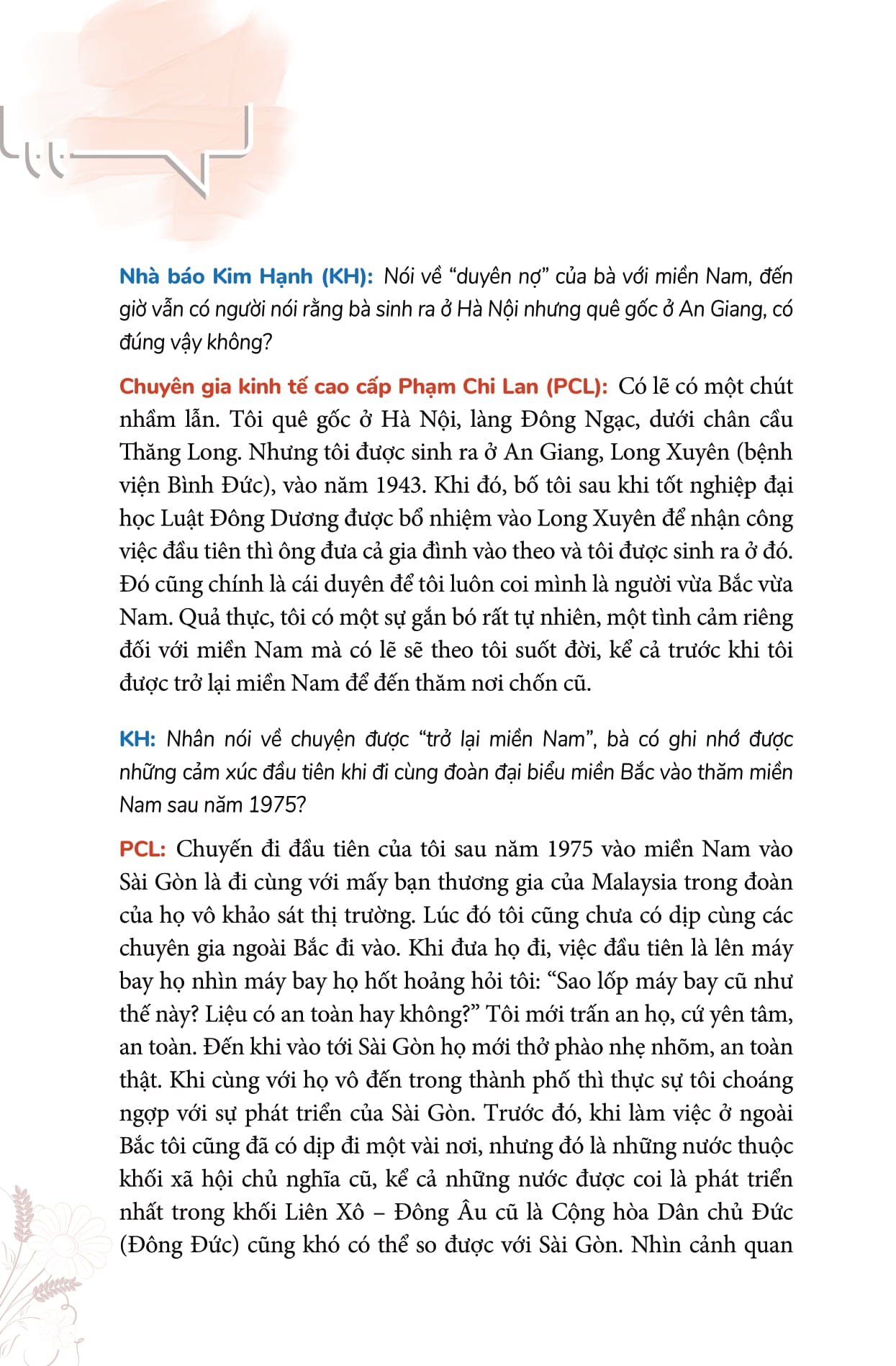 đối thoại với những người tiên phong