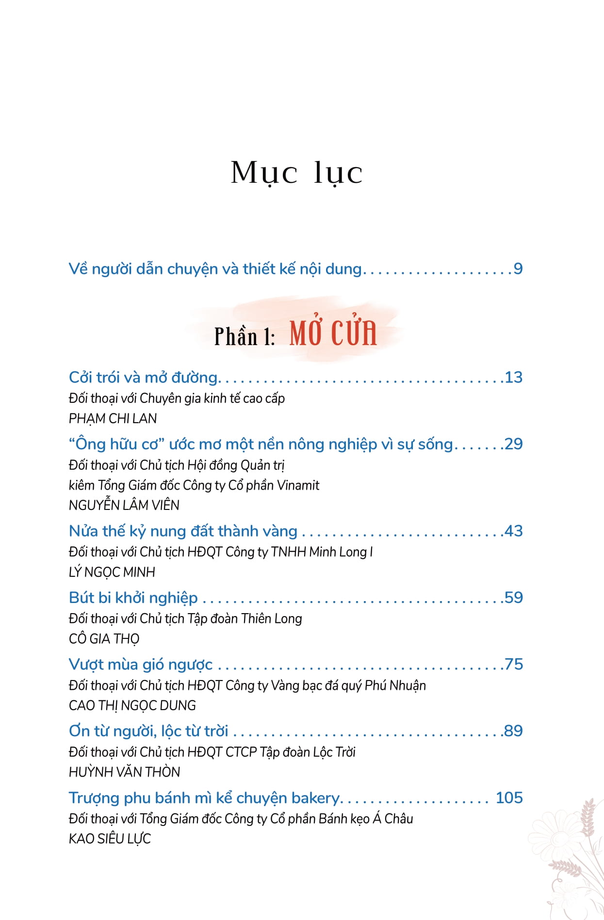 đối thoại với những người tiên phong