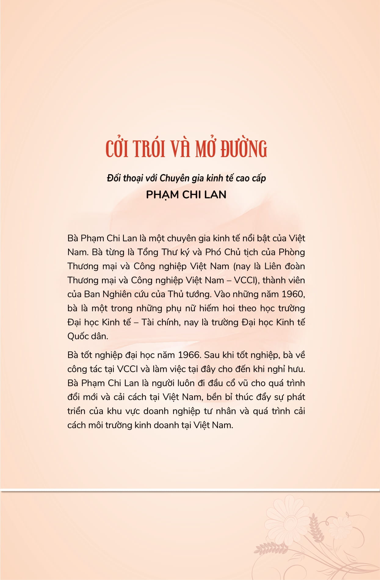 đối thoại với những người tiên phong