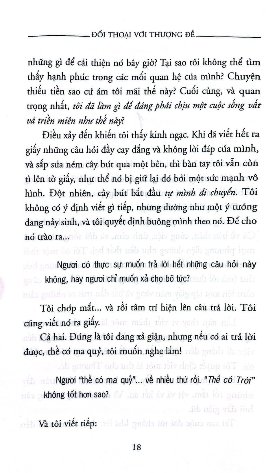 đối thoại với thượng đế