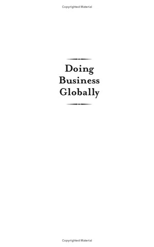 doing business globally