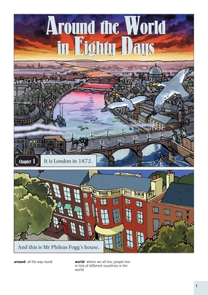 dominoes starter around the world in eighty days