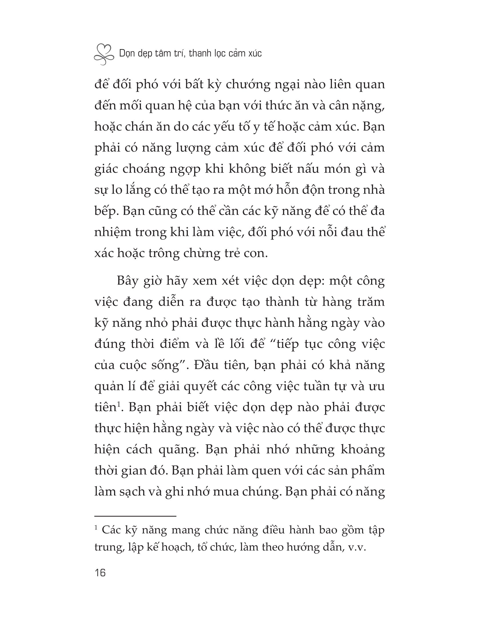 dọn dẹp tâm trí - thanh lọc cảm xúc