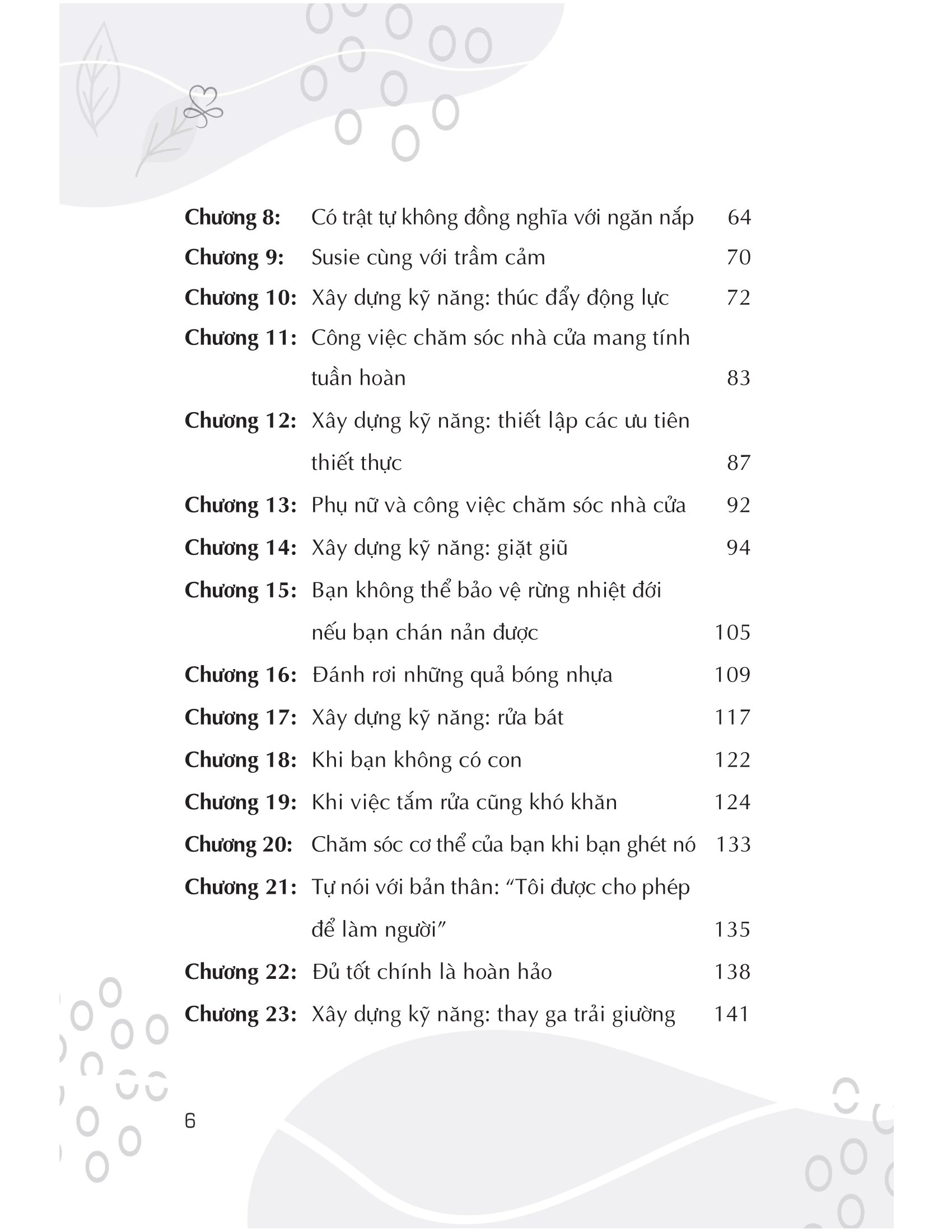 dọn dẹp tâm trí - thanh lọc cảm xúc