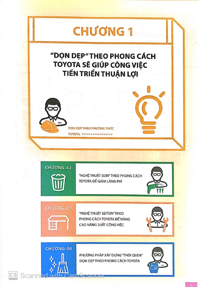 dọn dẹp theo phương thức toyota