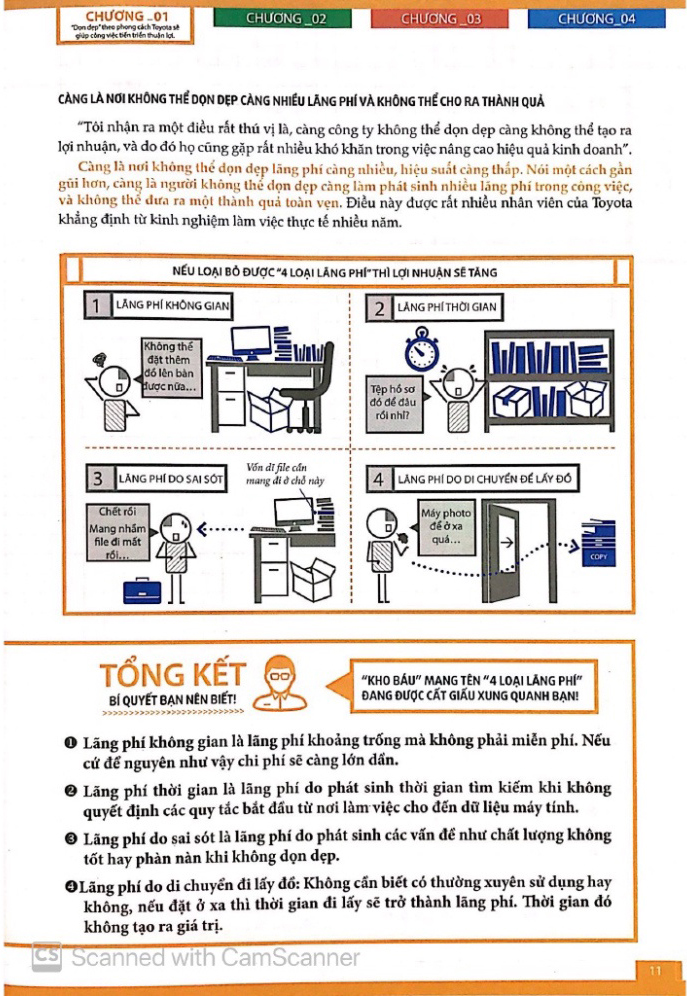 dọn dẹp theo phương thức toyota