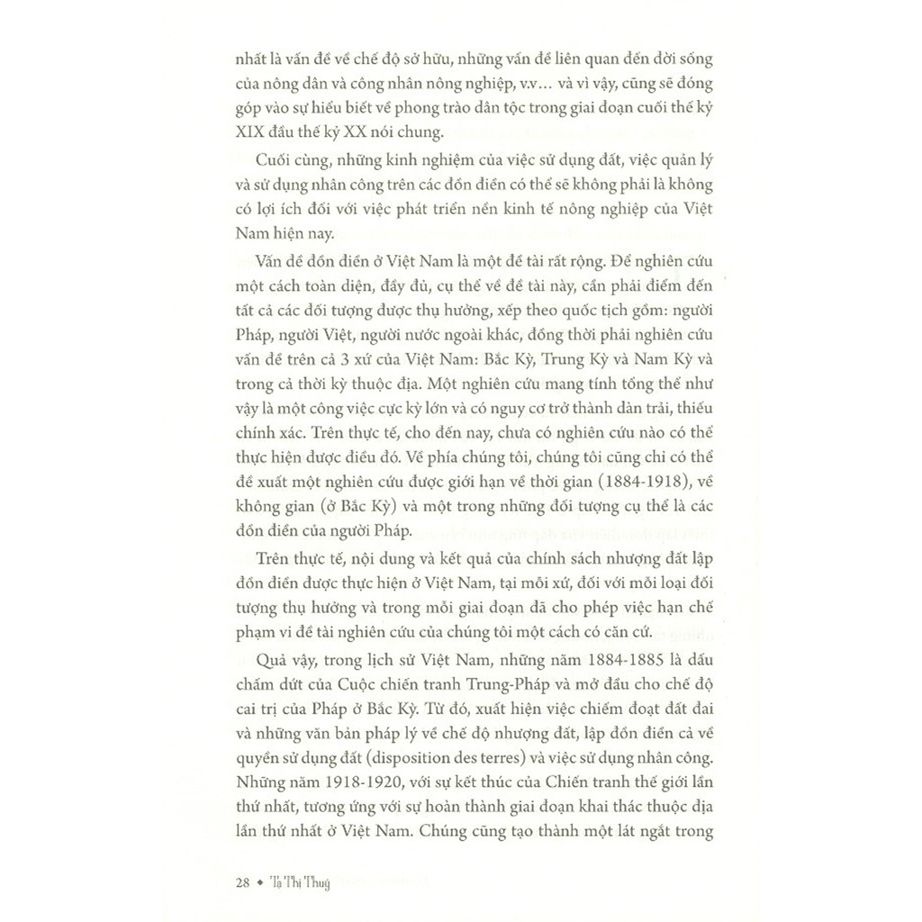 đồn điền của người pháp ở bắc kỳ từ 1884 đến 1918