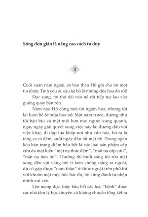 đơn giản - vũ khí sắc bén ứng phó với thế gian phức tạp