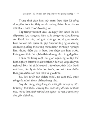 đơn giản - vũ khí sắc bén ứng phó với thế gian phức tạp