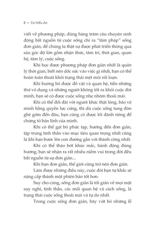 đơn giản - vũ khí sắc bén ứng phó với thế gian phức tạp