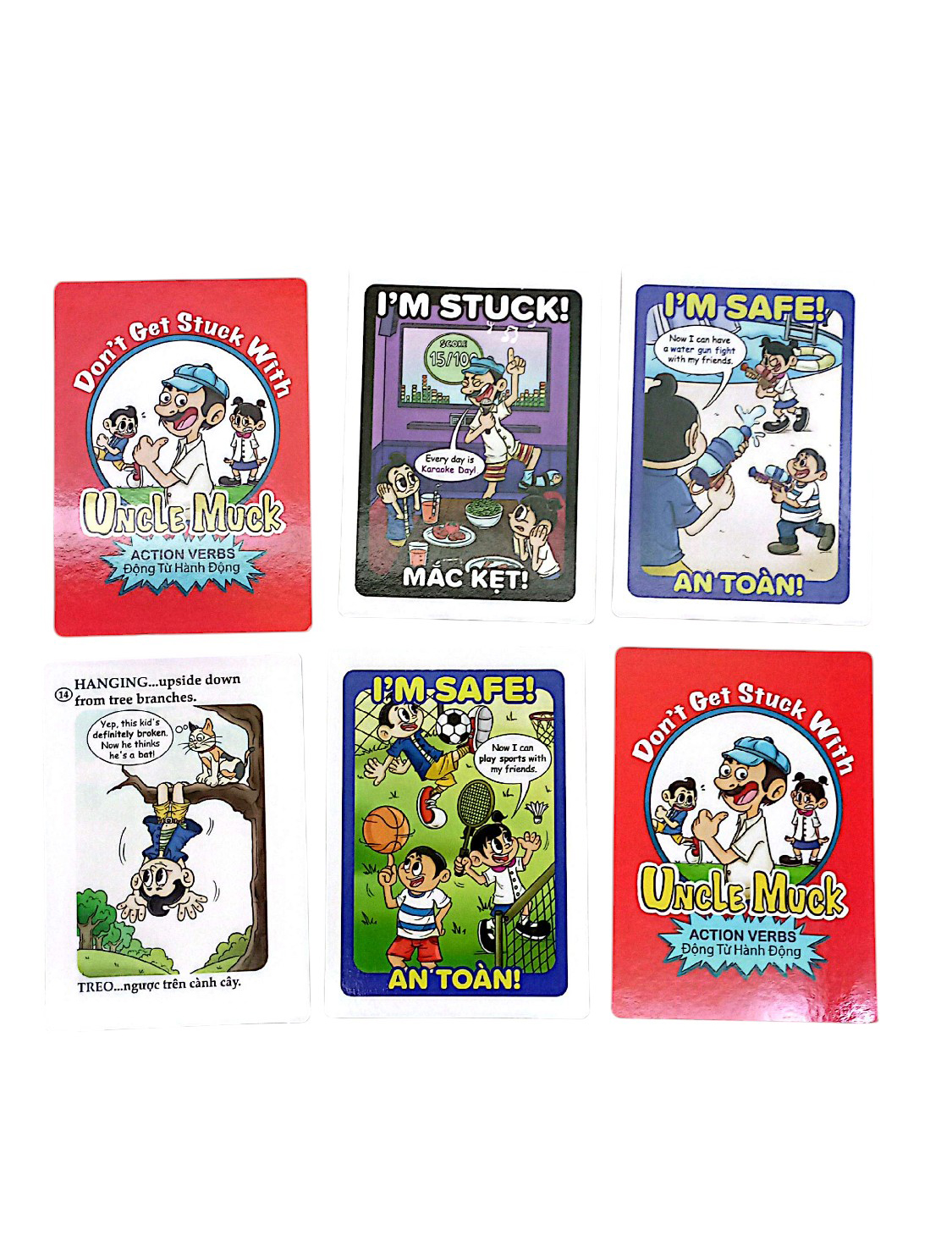 Don'T Get Stuck With Uncle Muck - Action Verbs - Dong Tu Hanh Dong