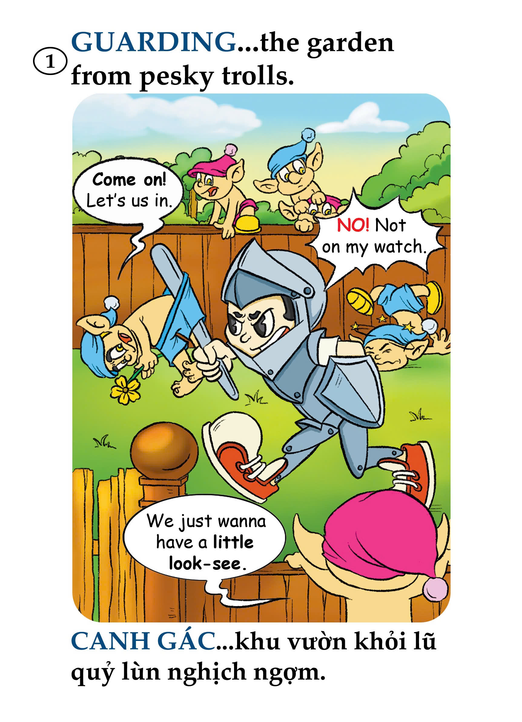 Don'T Get Stuck With Uncle Muck - Action Verbs - Dong Tu Hanh Dong