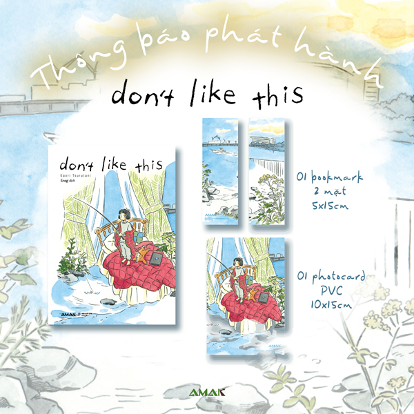 donℹt like this - tặng kèm bookmark hai mặt + pvc photocard