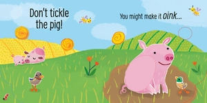 don't tickle the pig (usborne touchy-feely sounds)