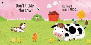 don't tickle the pig (usborne touchy-feely sounds)