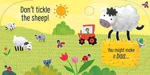 don't tickle the pig (usborne touchy-feely sounds)