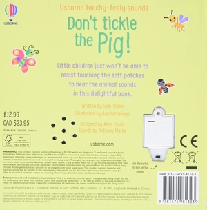don't tickle the pig (usborne touchy-feely sounds)