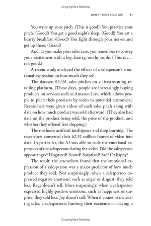 don't trust your gut