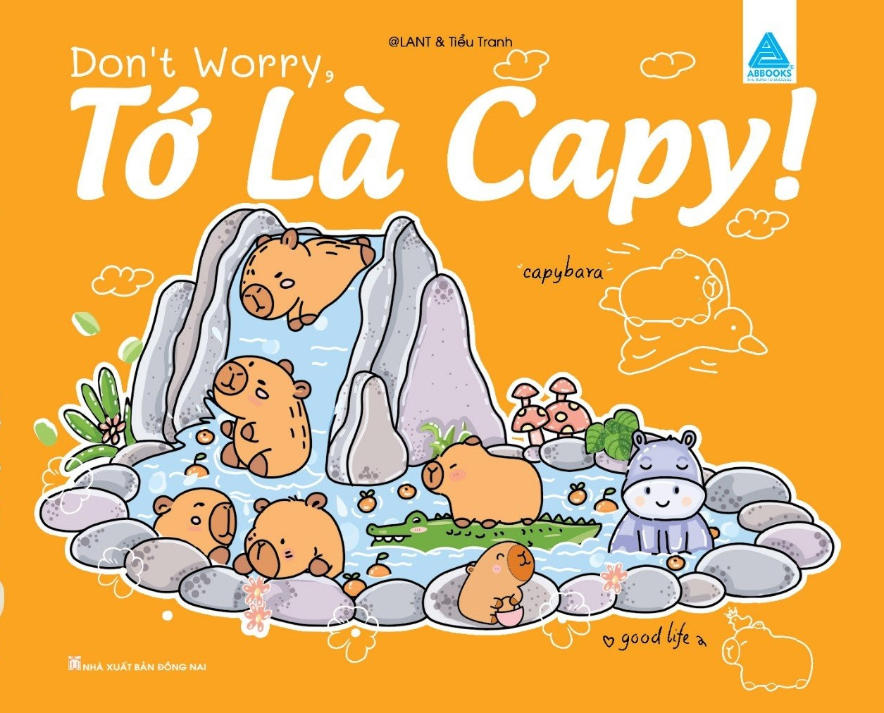 don't worry, tớ là capy! - cuốn sách tô màu tuyệt vời giúp bạn tìm thấy niềm vui đơn giản