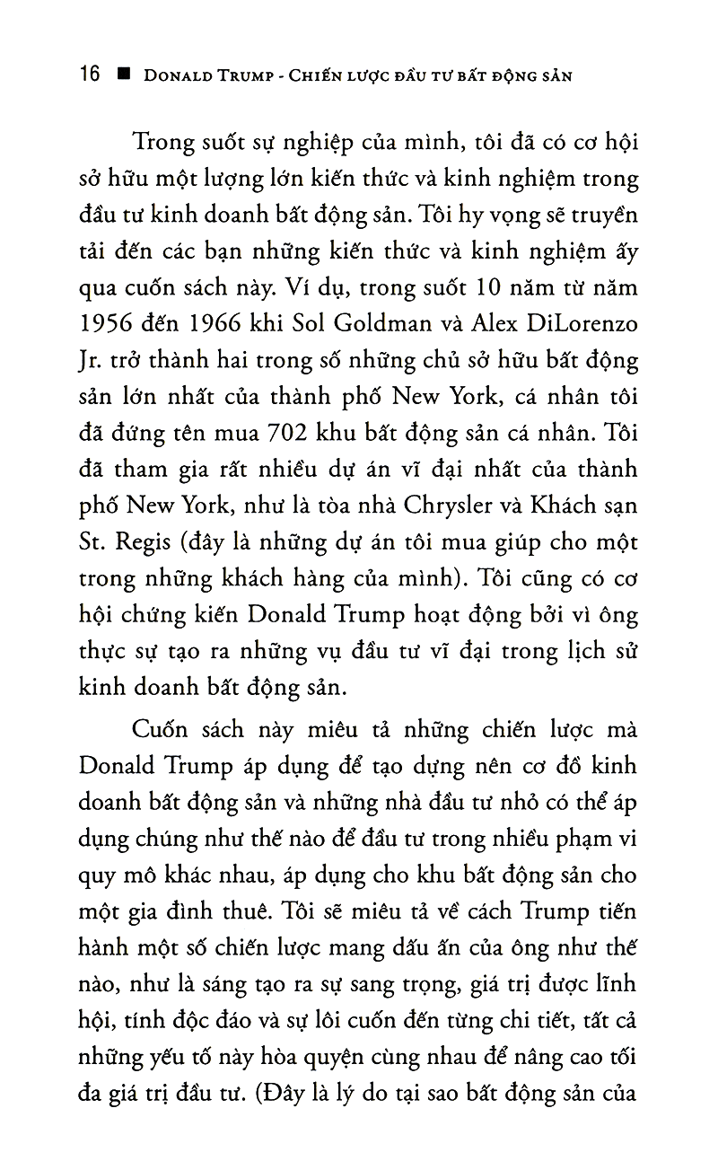 donald trump - chiến lược đầu tư bất động sản