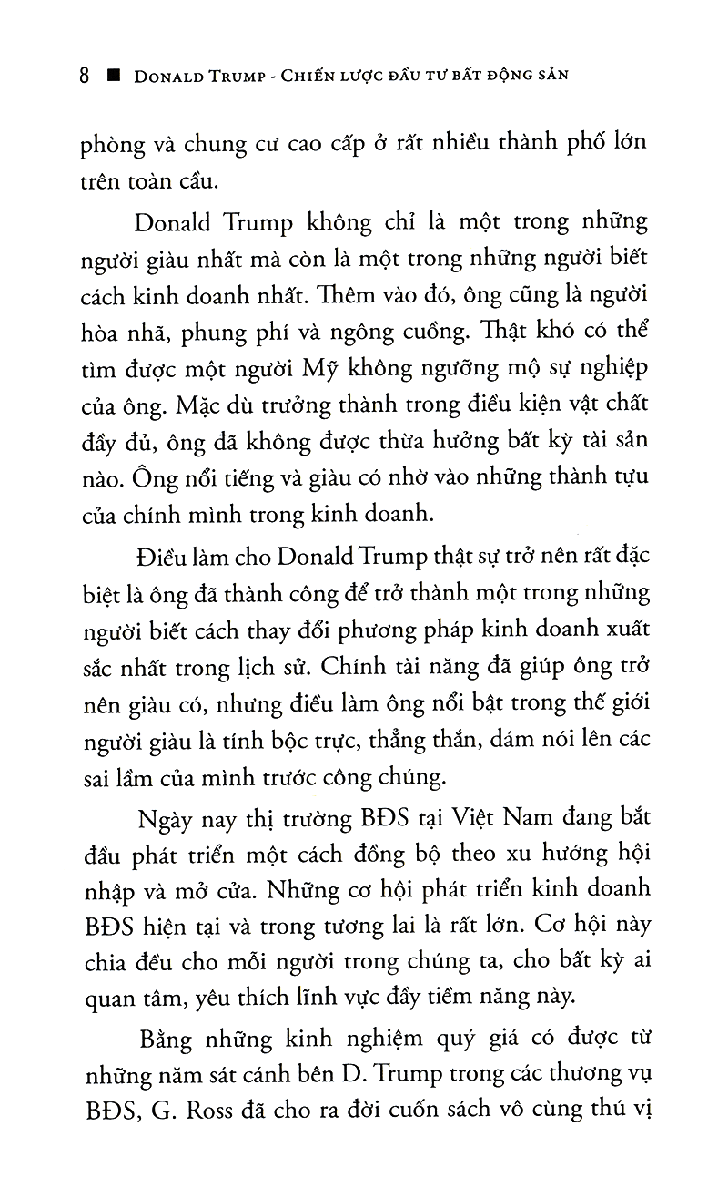 donald trump - chiến lược đầu tư bất động sản