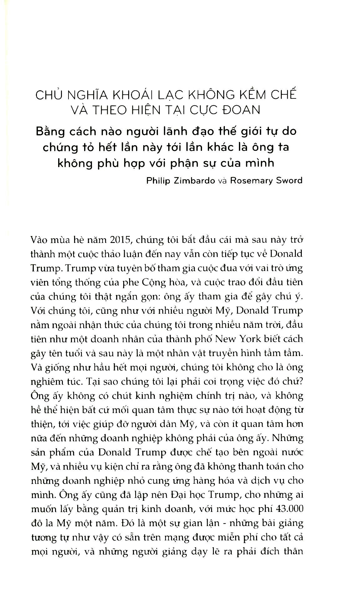 donald trump dưới góc nhìn của tâm lý học