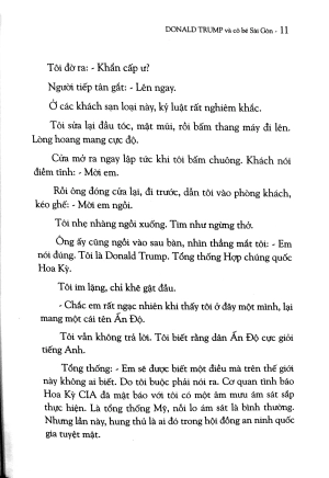 donald trump và cô bé sài gòn