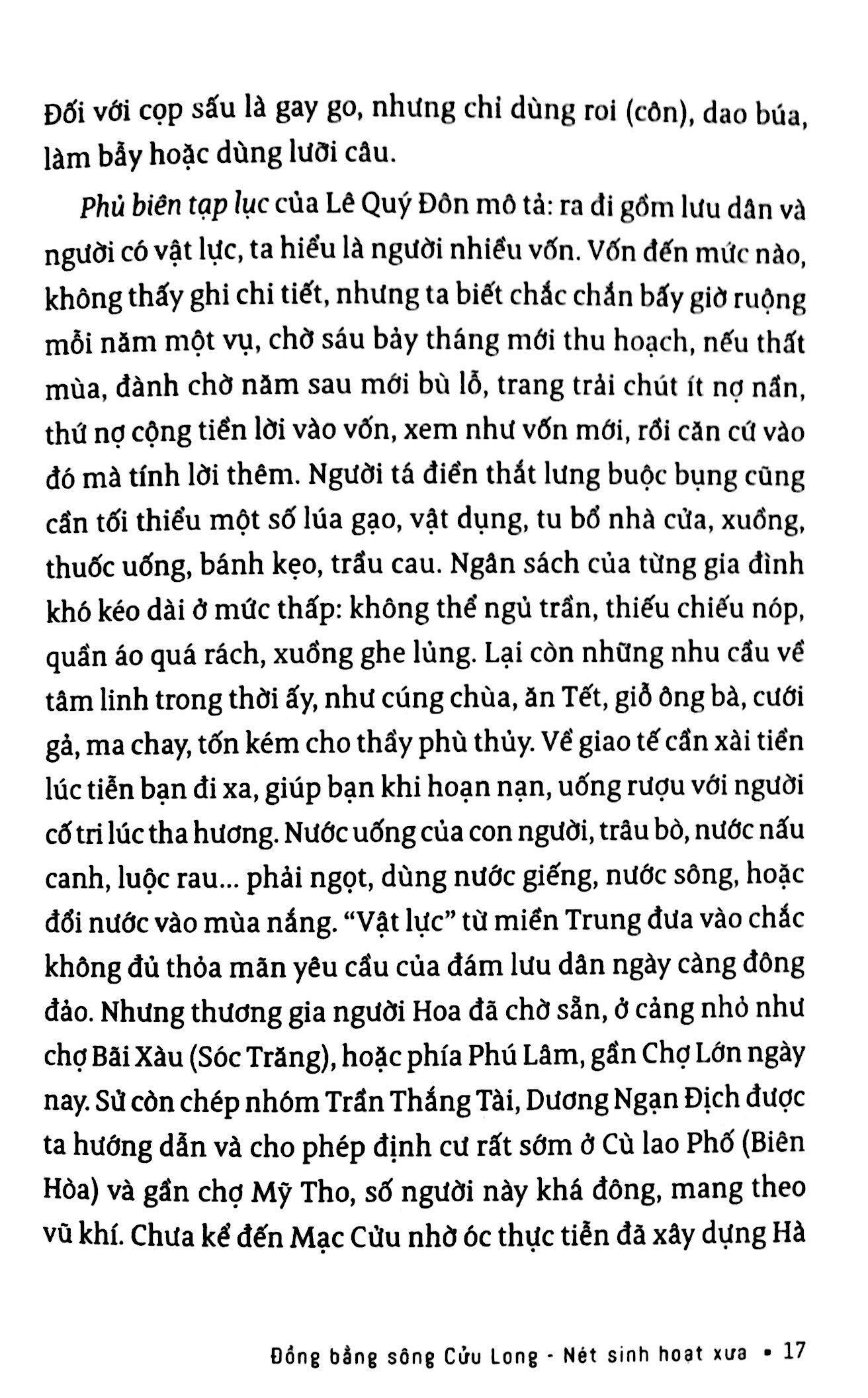 đồng bằng sông cửu long - nét sinh hoạt xưa, văn minh miệt vườn