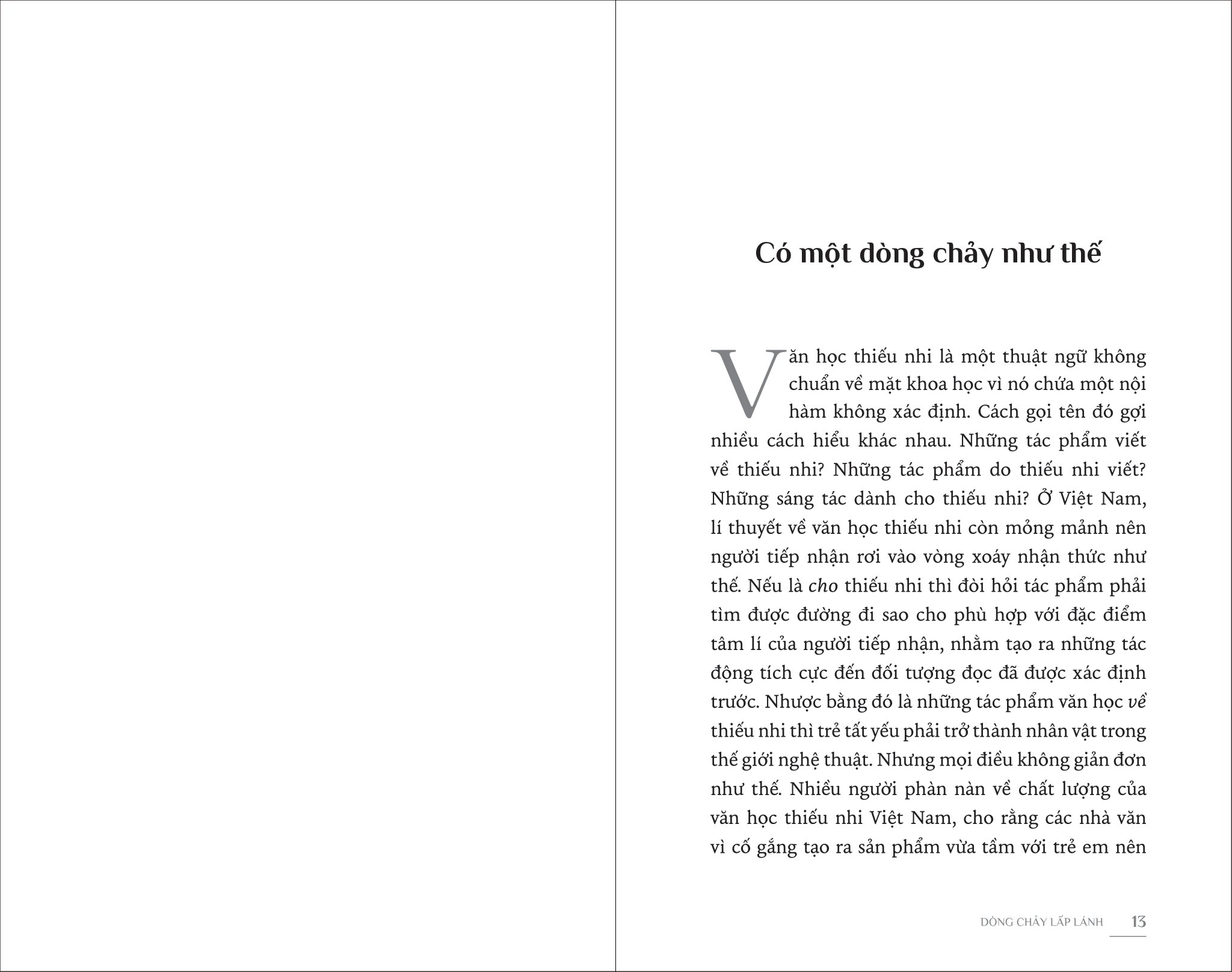 dòng chảy lấp lánh