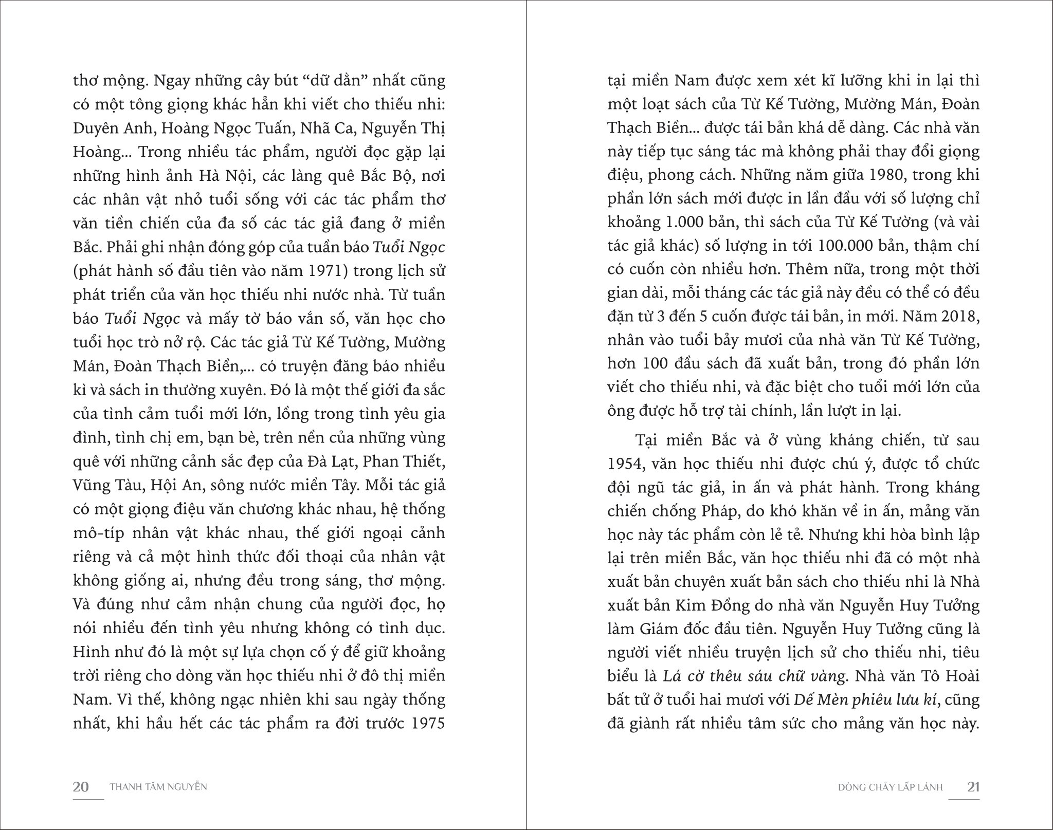 dòng chảy lấp lánh