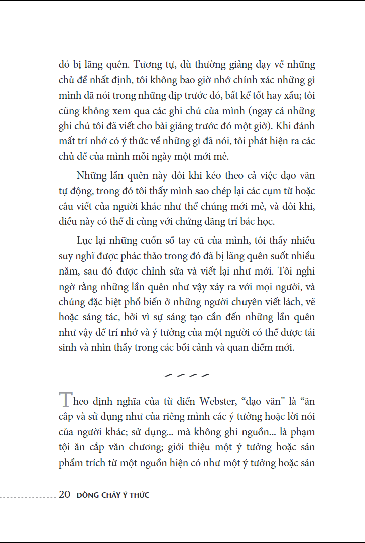 dòng chảy ý thức - the river of consciousness